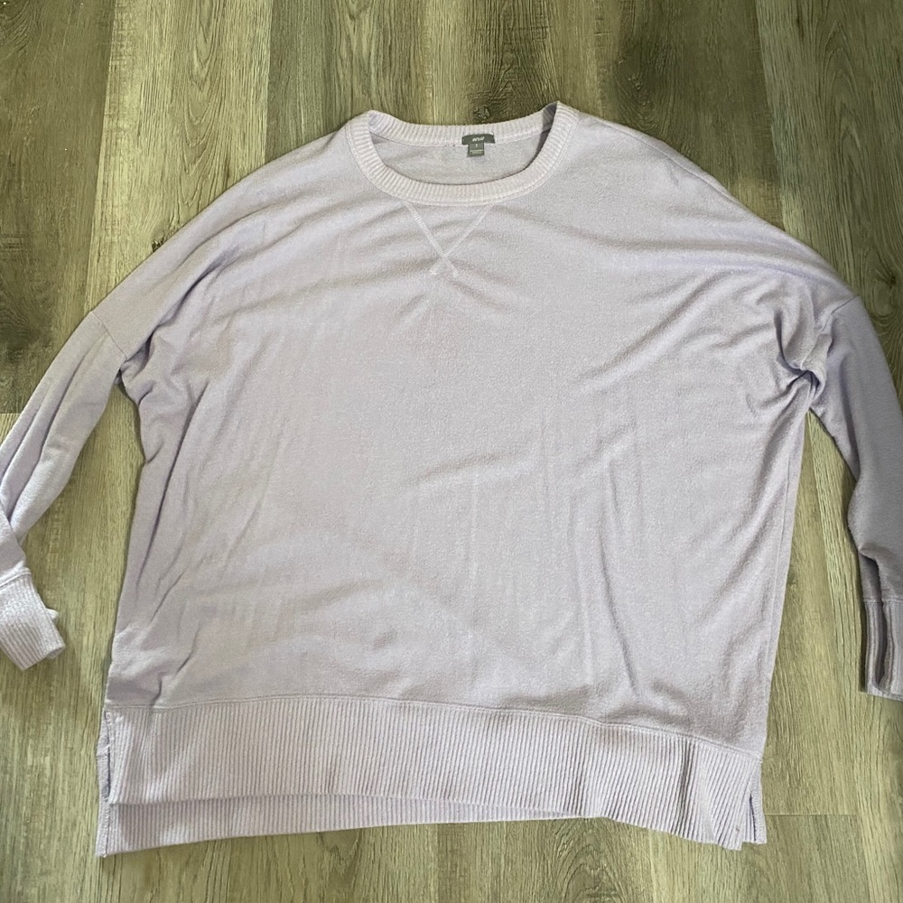 Aerie oversized purple sweater size small